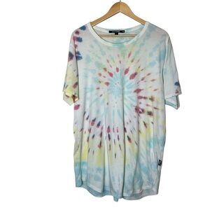 Men’s Rustic Dime Tie Dye Short Sleeve Shirt Size XL